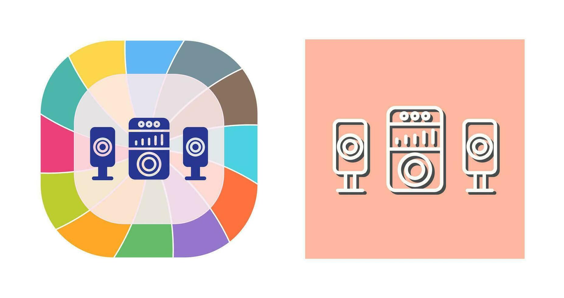 Sound System Vector Icon