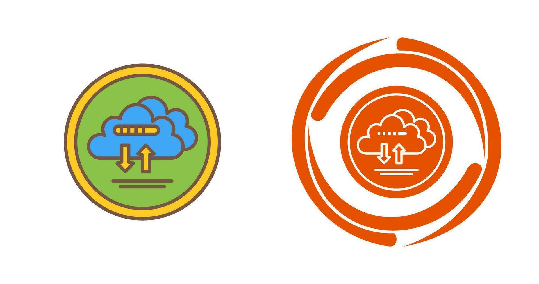 Cloud Data Vector Icon