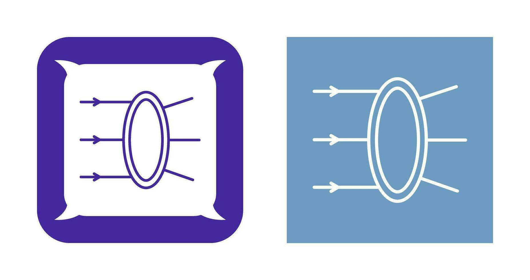 Refraction Vector Icon