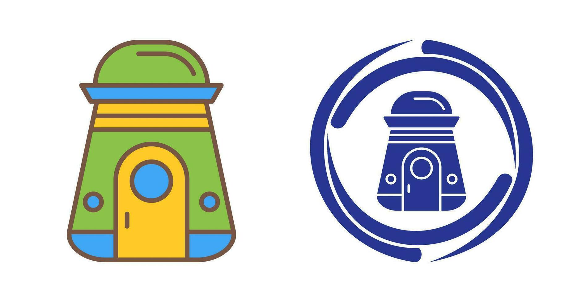 Space Capsule Vector Icon