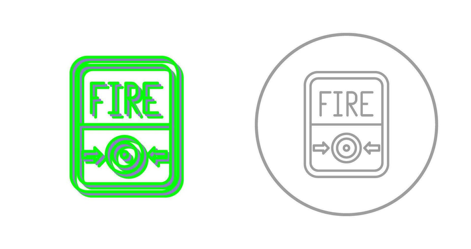 Fire Button Vector Icon