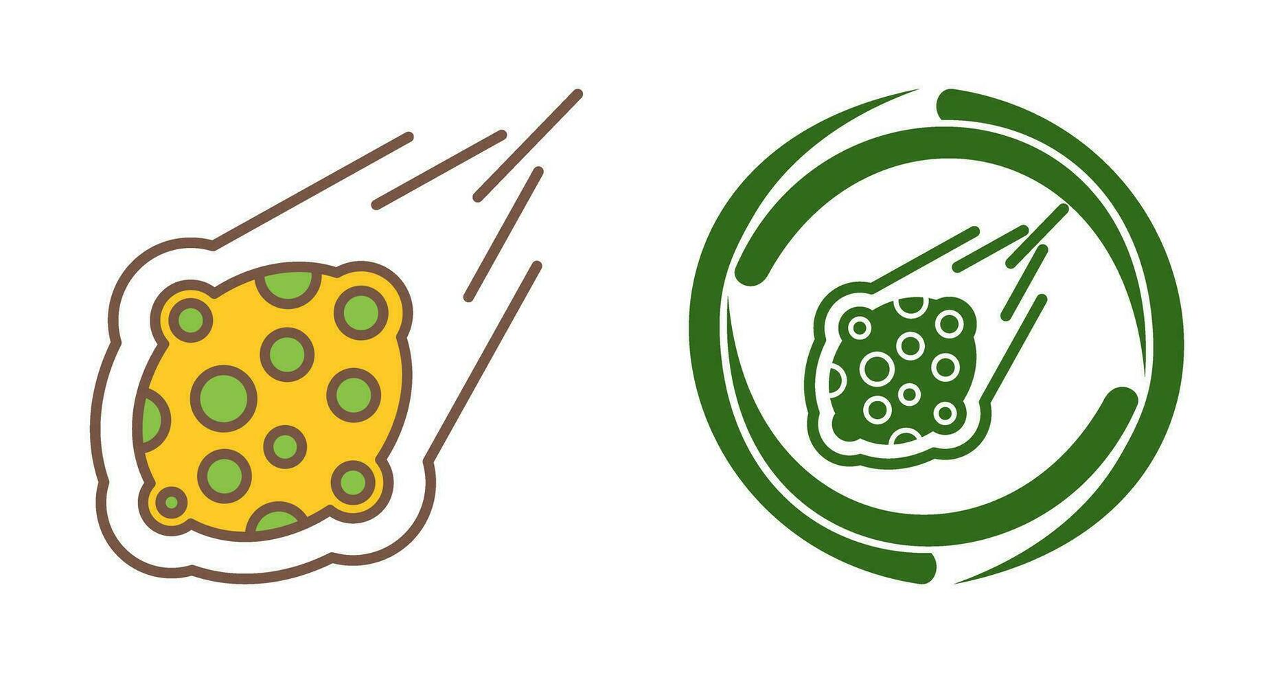 Meteorite Vector Icon