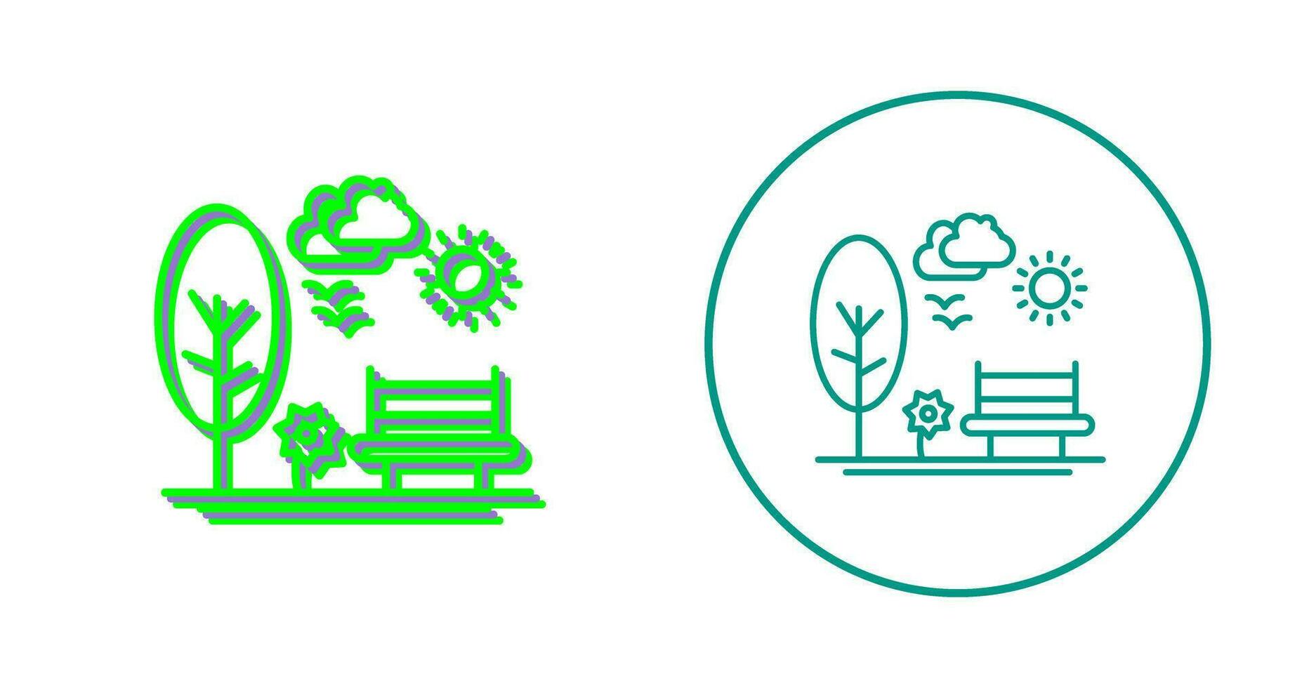 Park Vector Icon