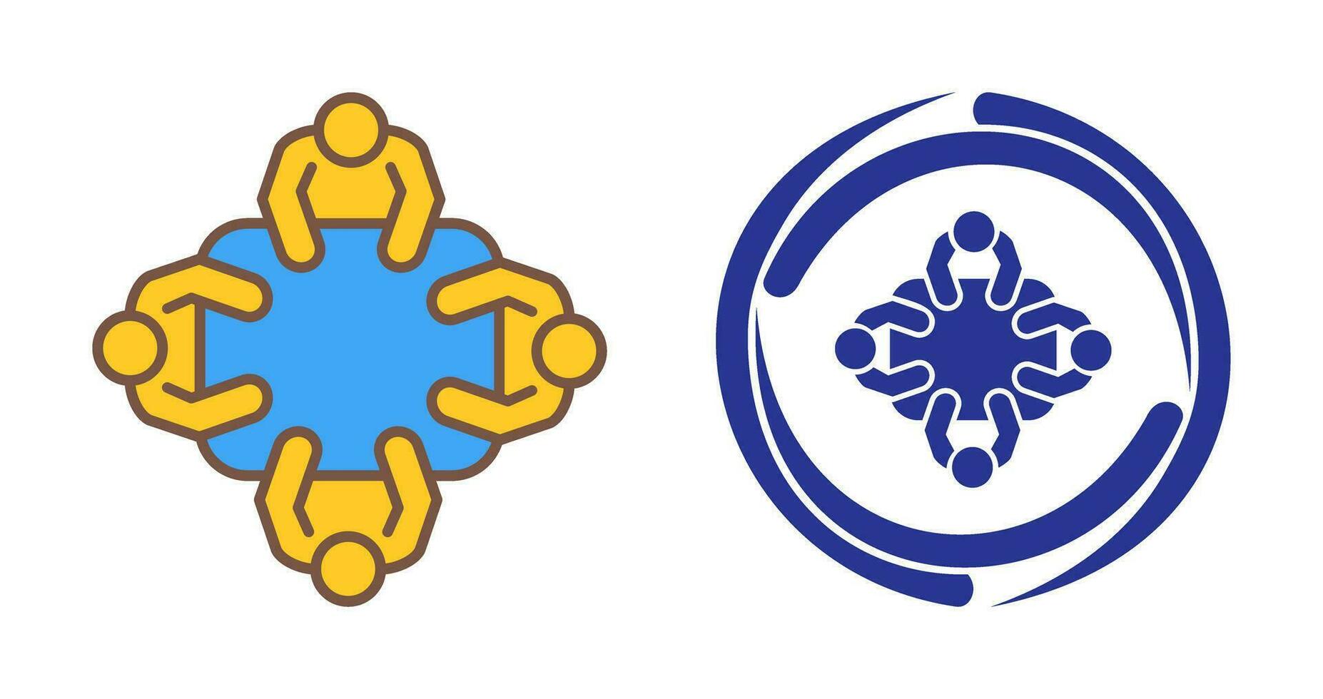 Staff Meeting Vector Icon