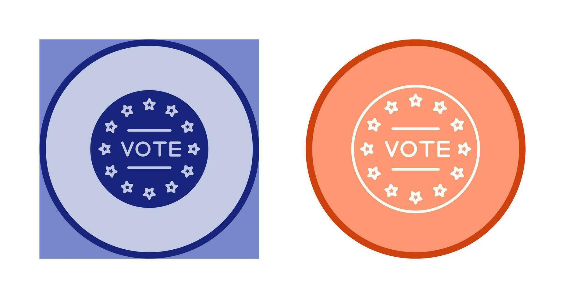 icono de vector de voto