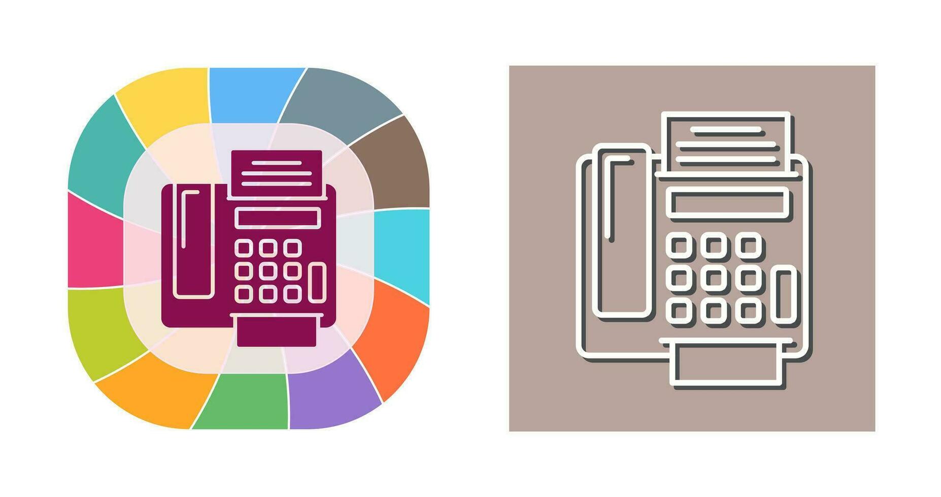 fax Machine Vector Icon