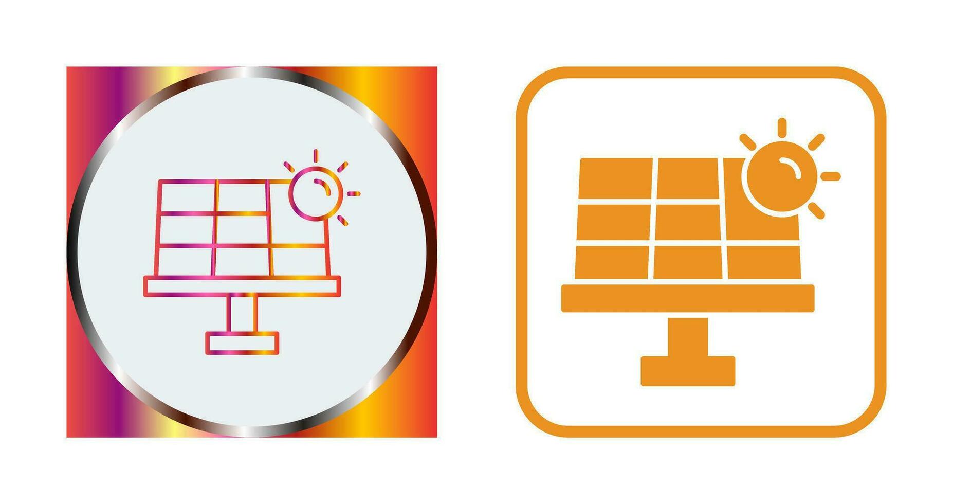 Solar Energy Vector Icon