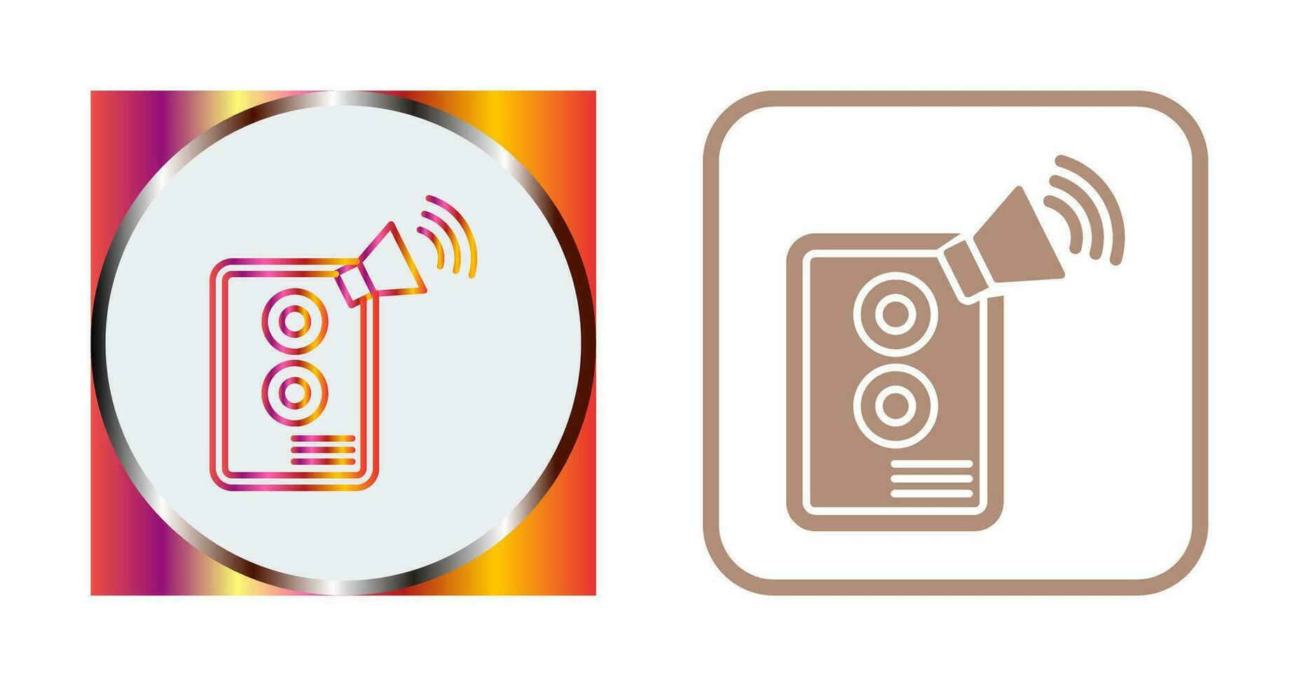 Speaker Vector Icon