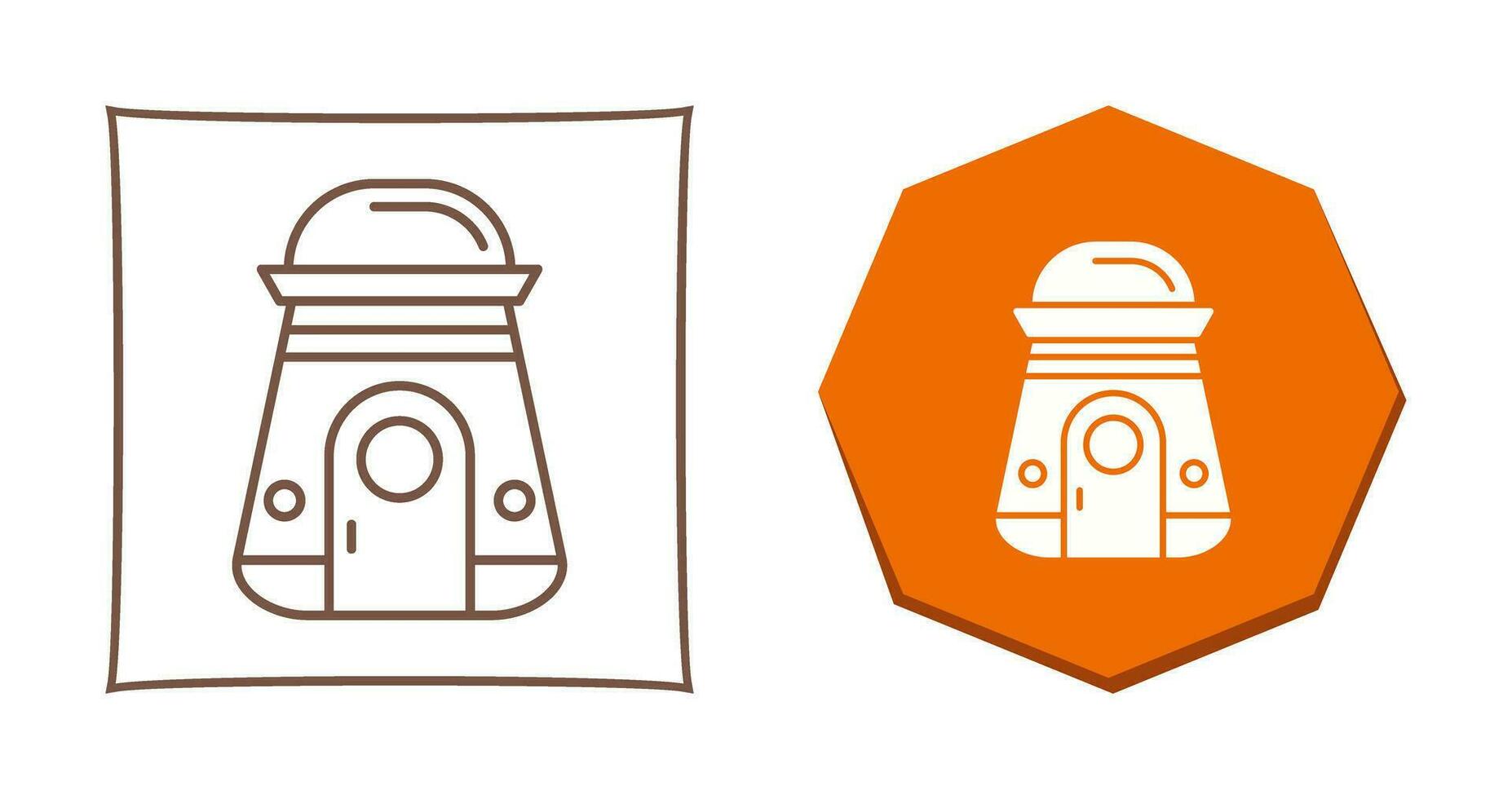 Space Capsule Vector Icon