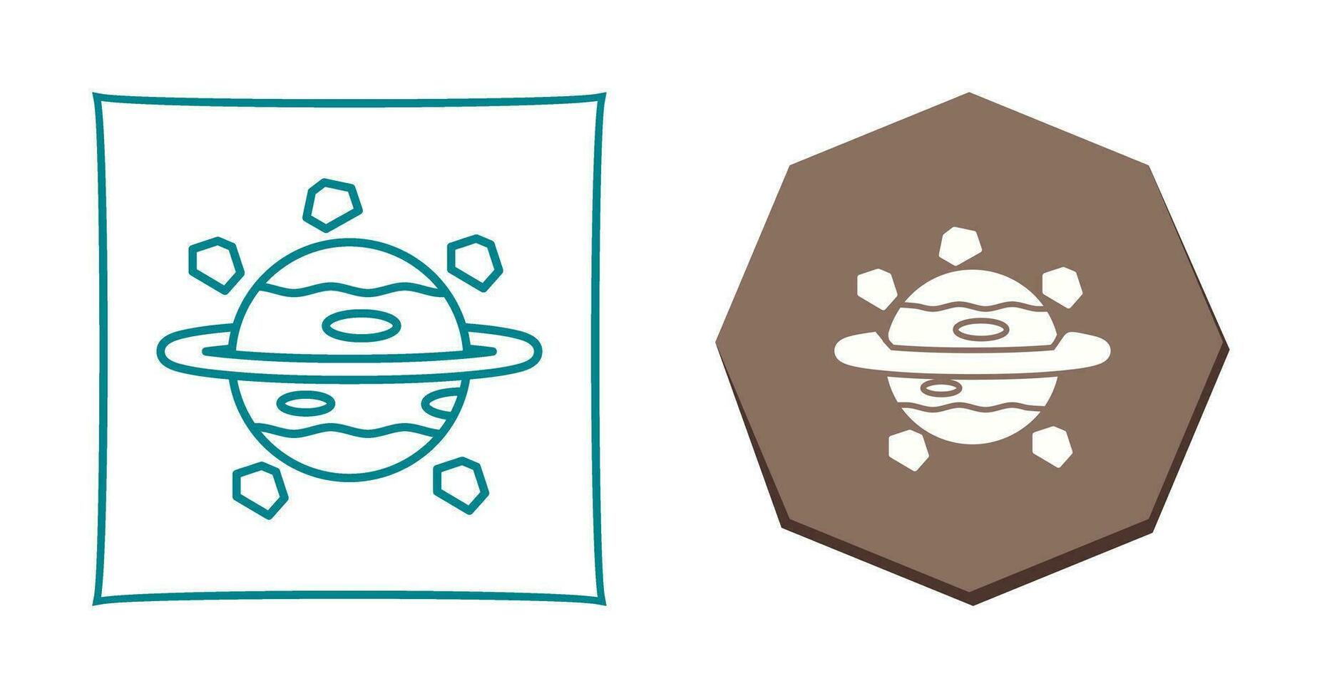 Saturn Vector Icon