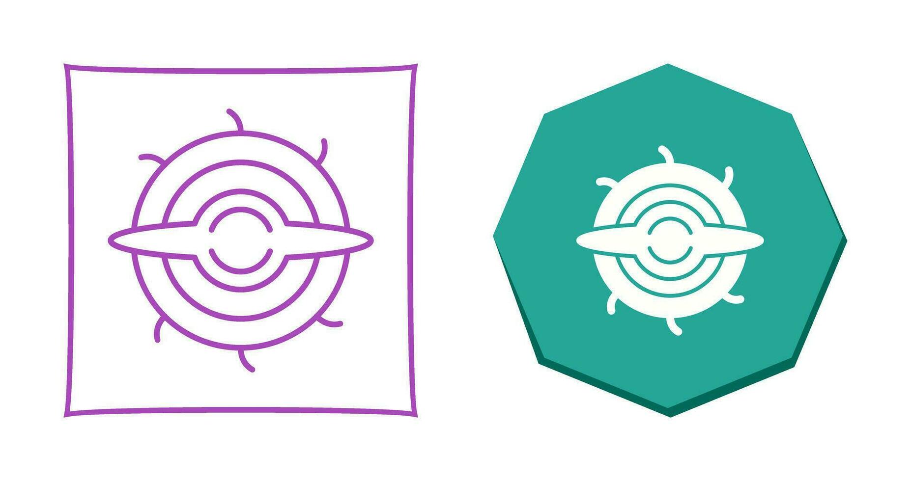 Black Hole Vector Icon