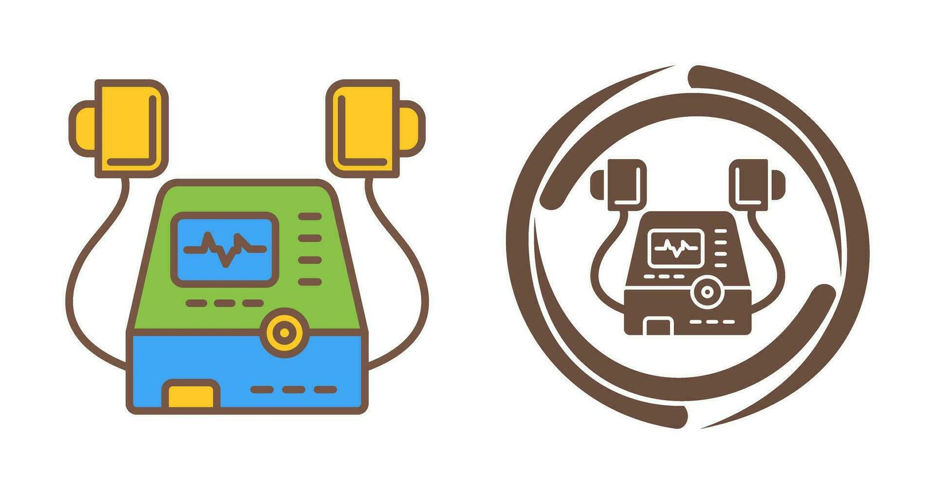 Defribillator Vector Icon