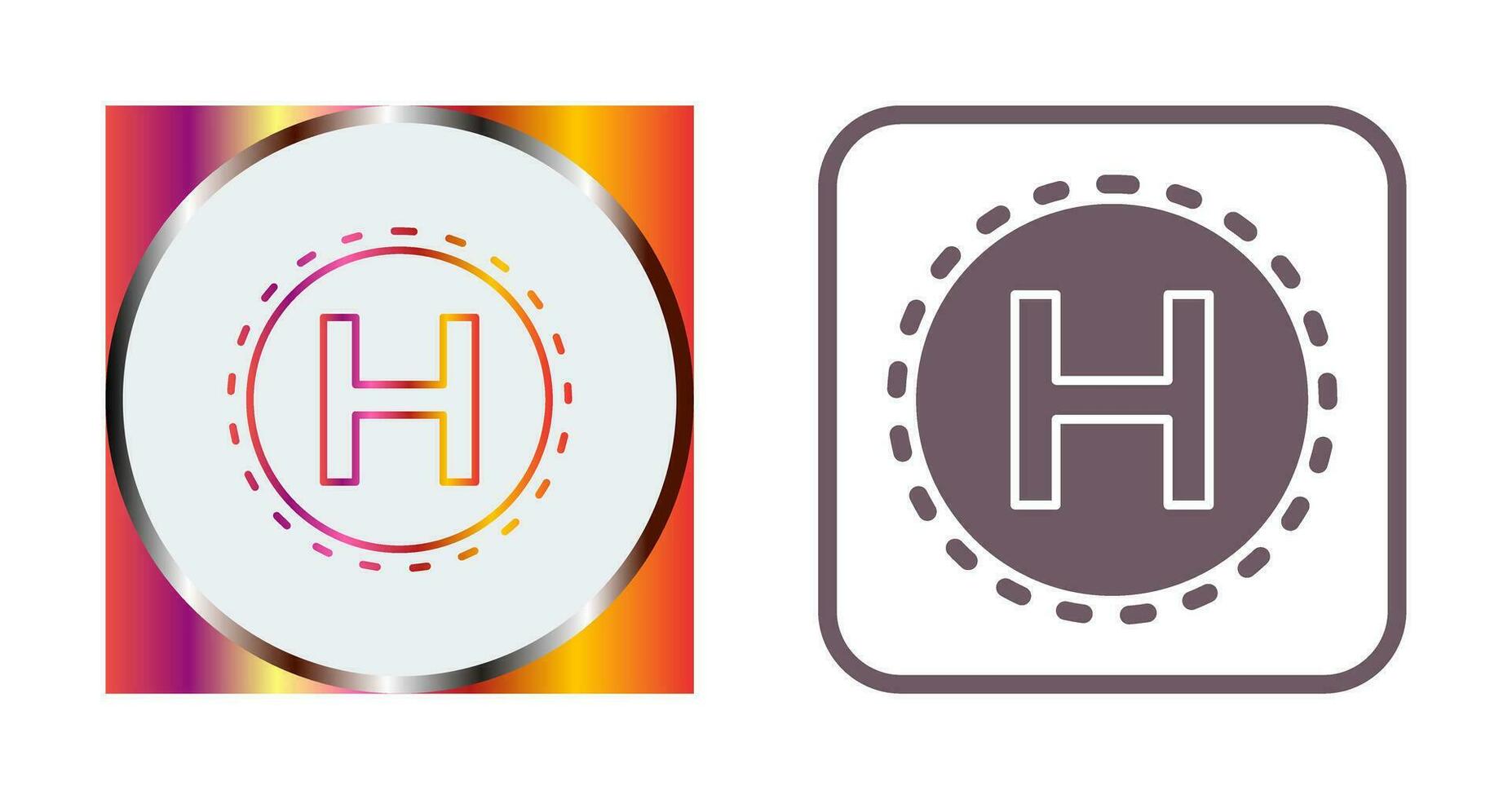 Helipad Vector Icon