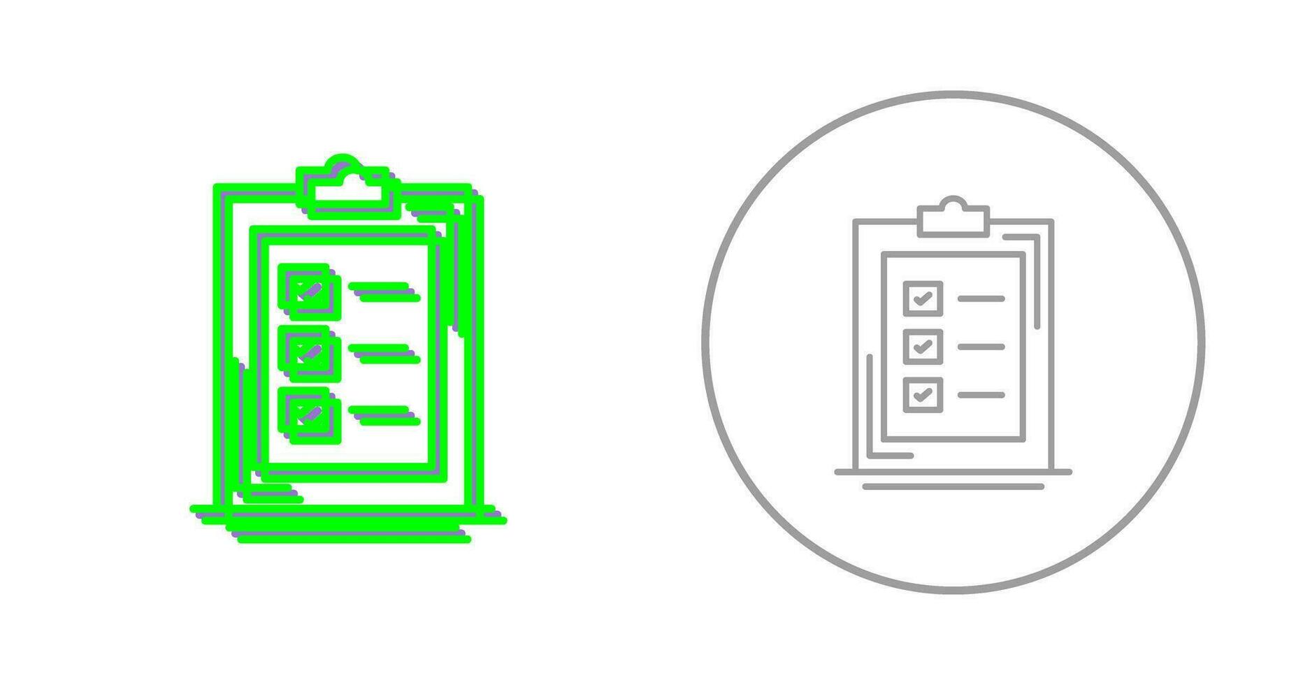 Checklist Vector Icon