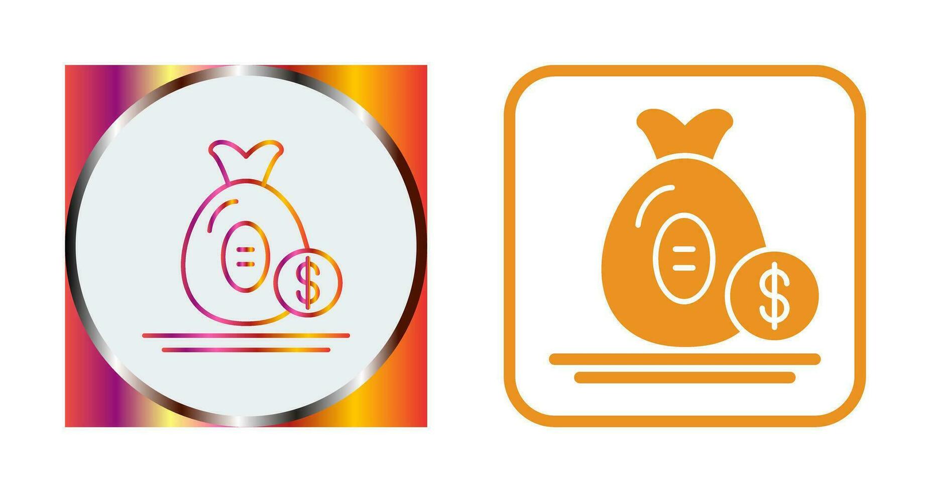 Money Bag Vector Icon