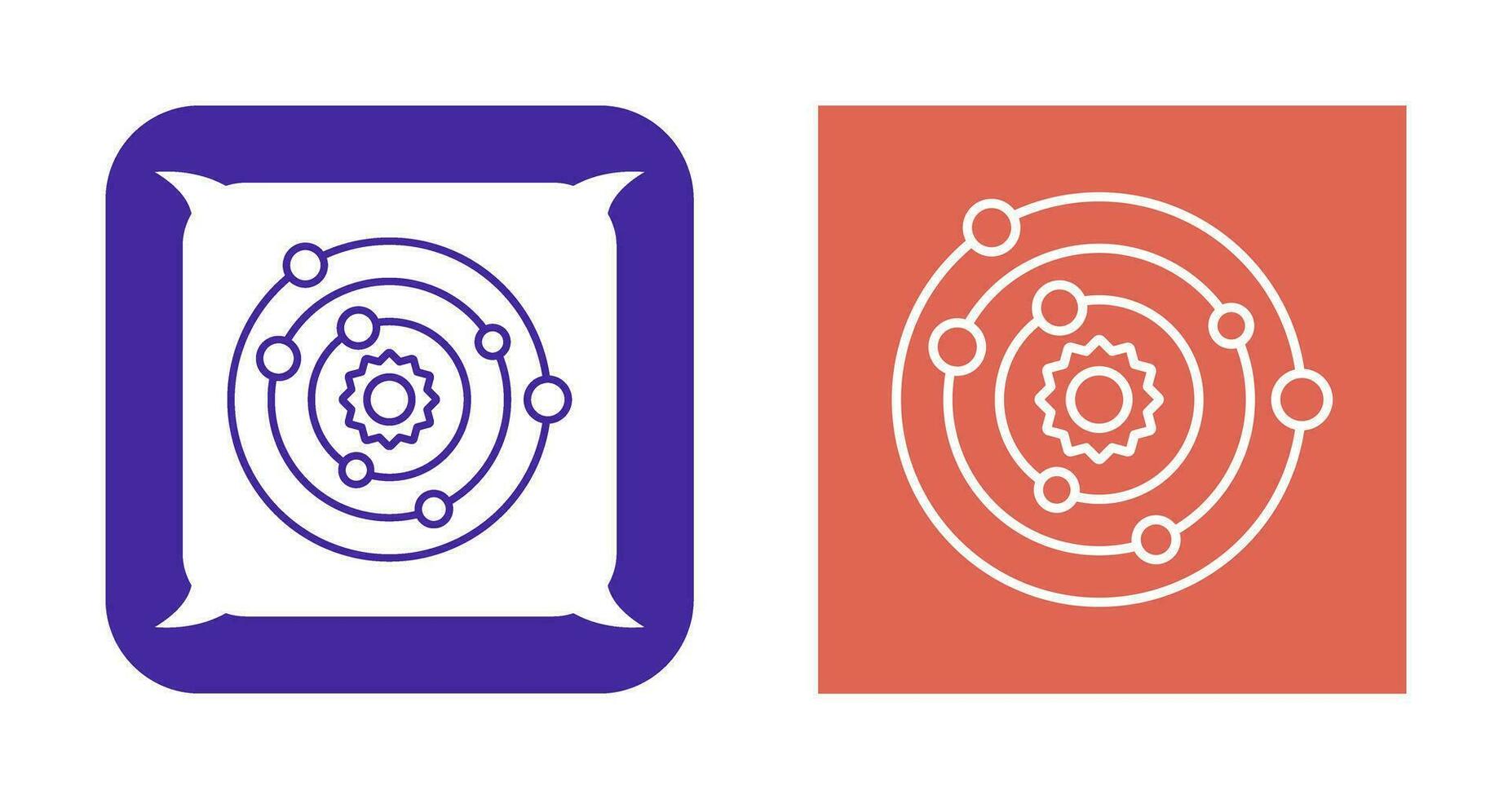 Solar System Vector Icon