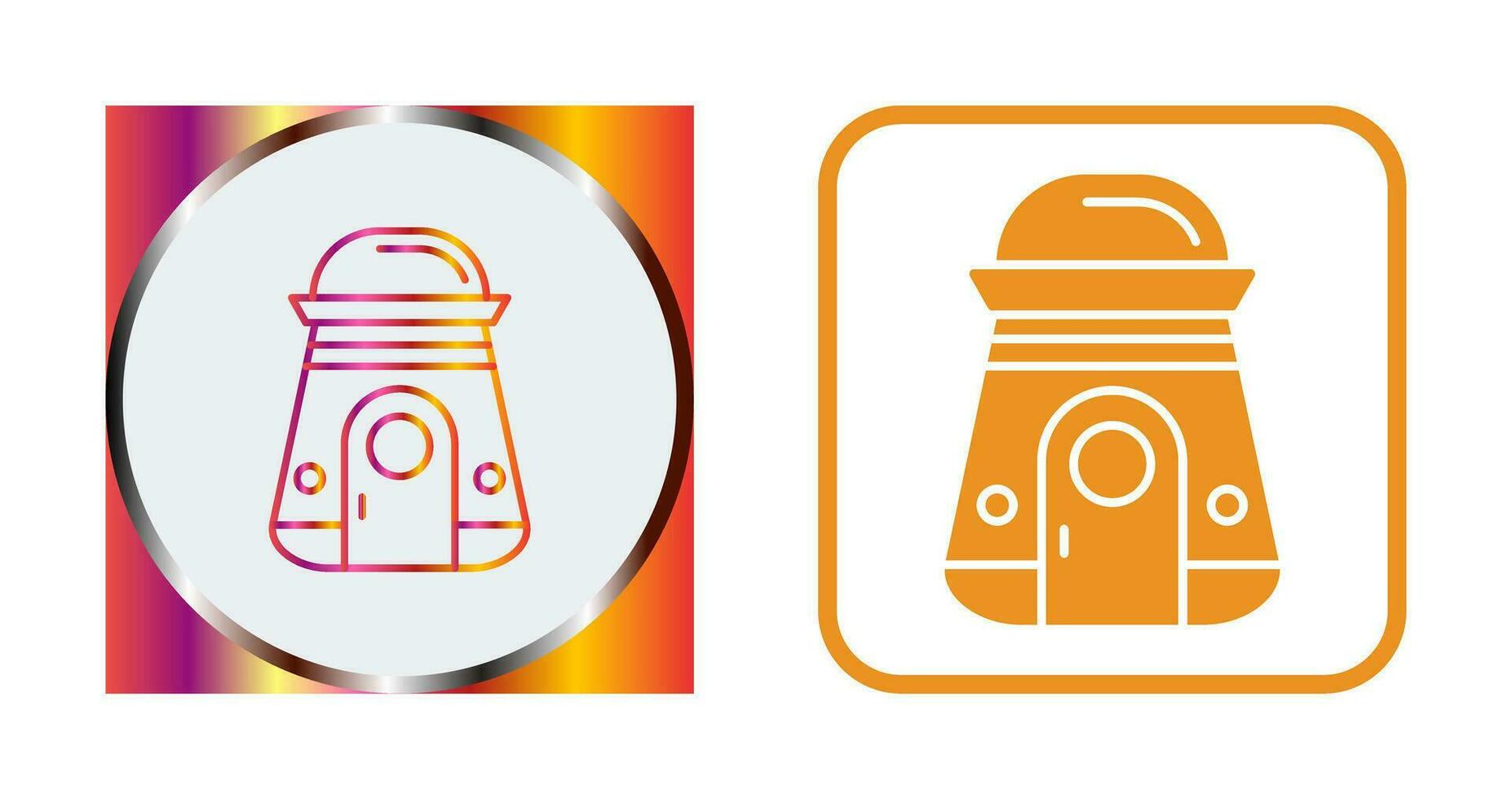 Space Capsule Vector Icon