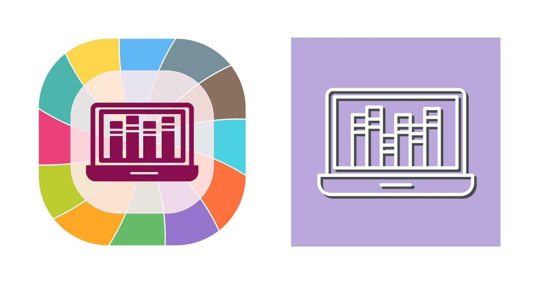 Online Library Vector Icon