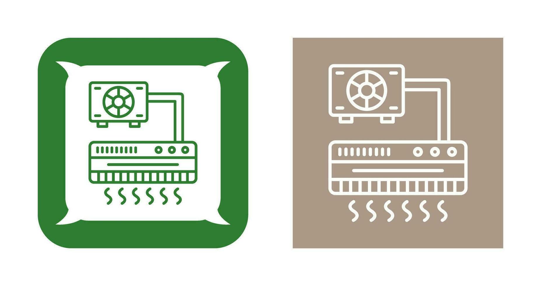 icono de vector de aire acondicionado