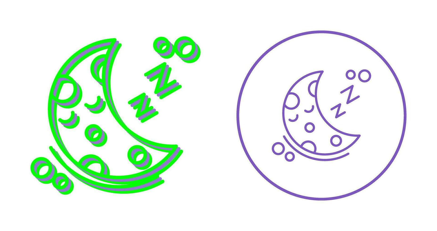 Sleeping Vector Icon