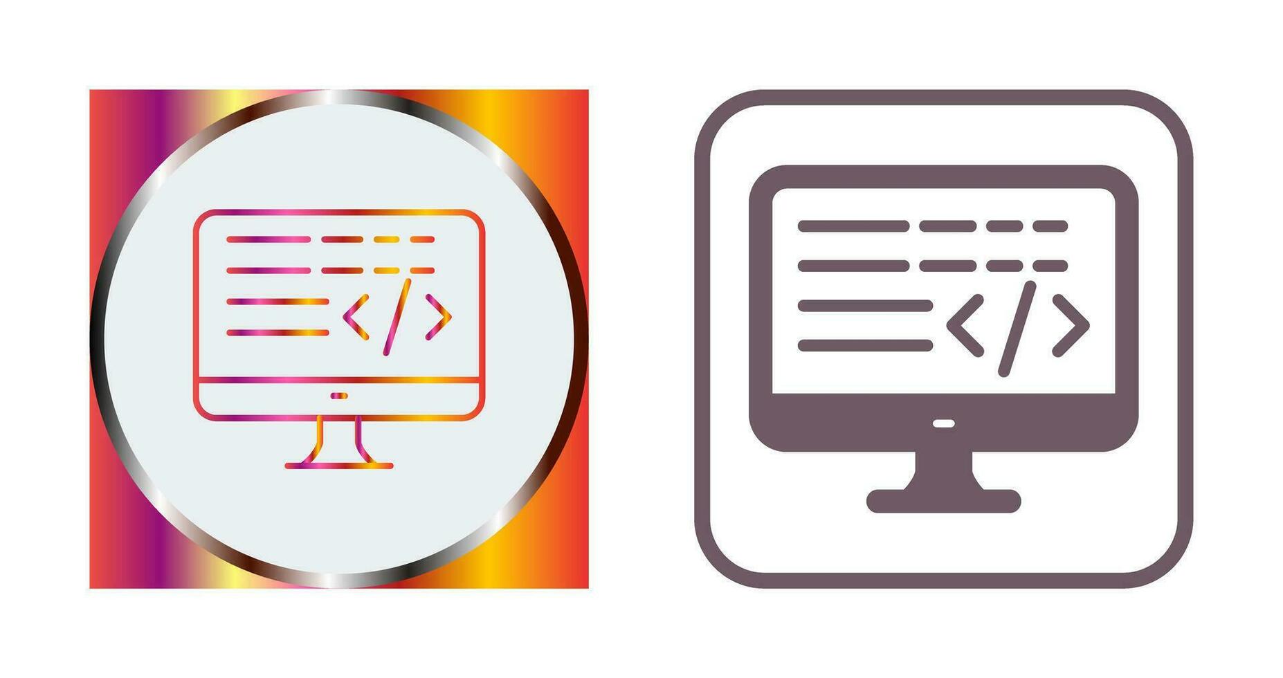 Coding Vector Icon