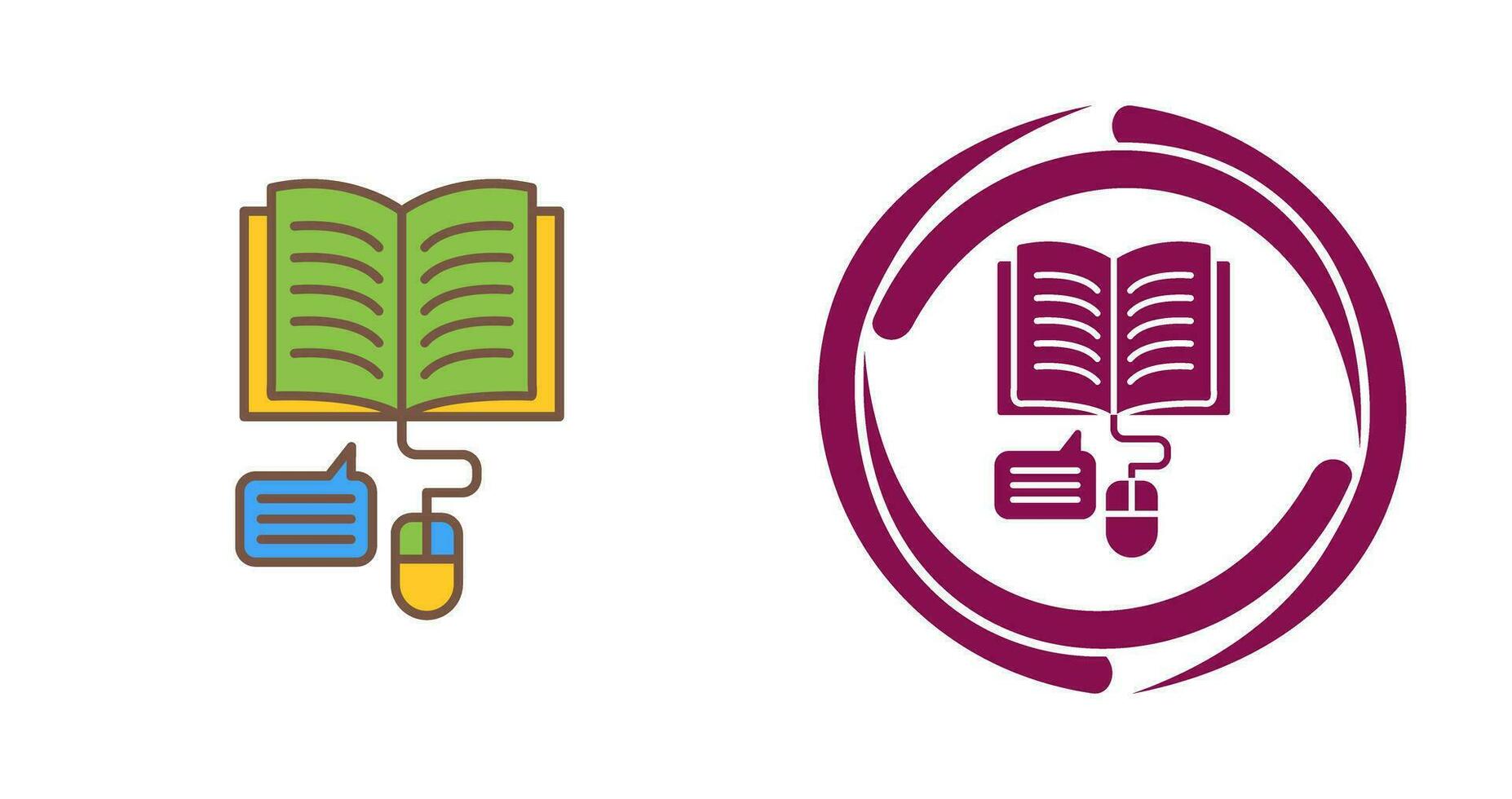 Online Learning Vector Icon