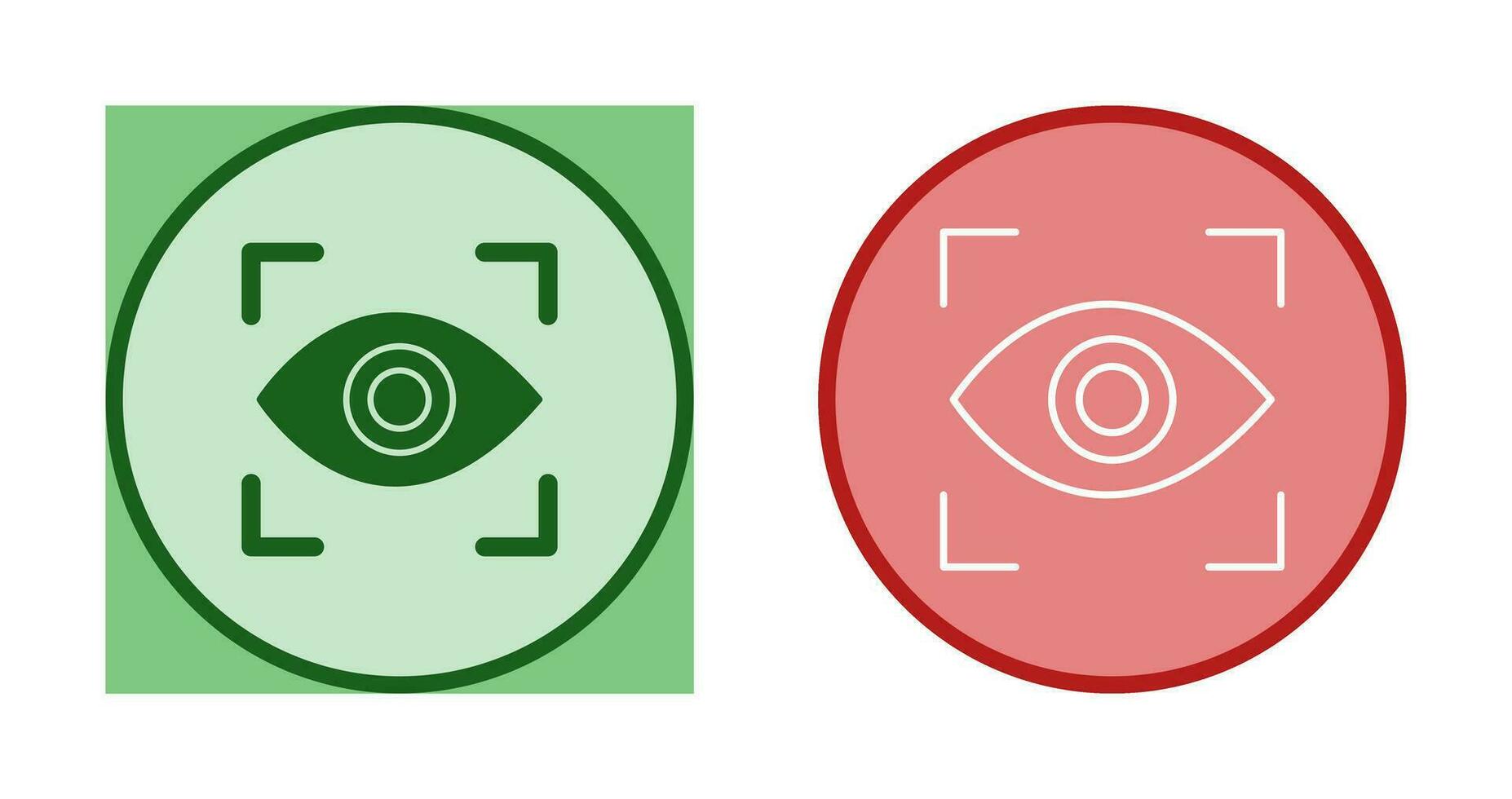 Eye Scan Vector Icon