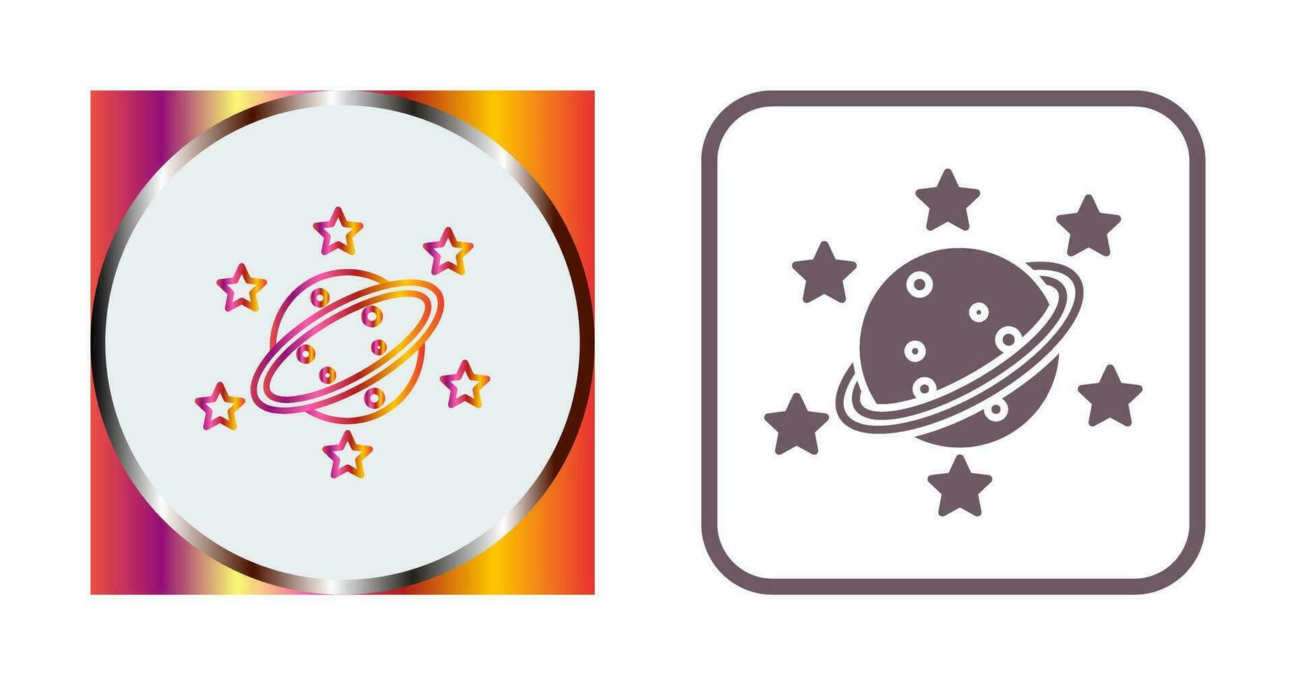 Saturn Vector Icon