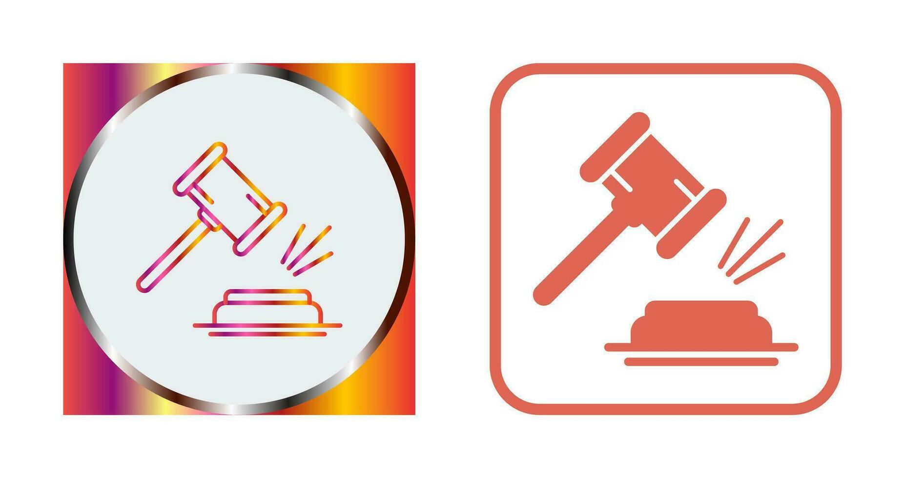 Gavel Vector Icon