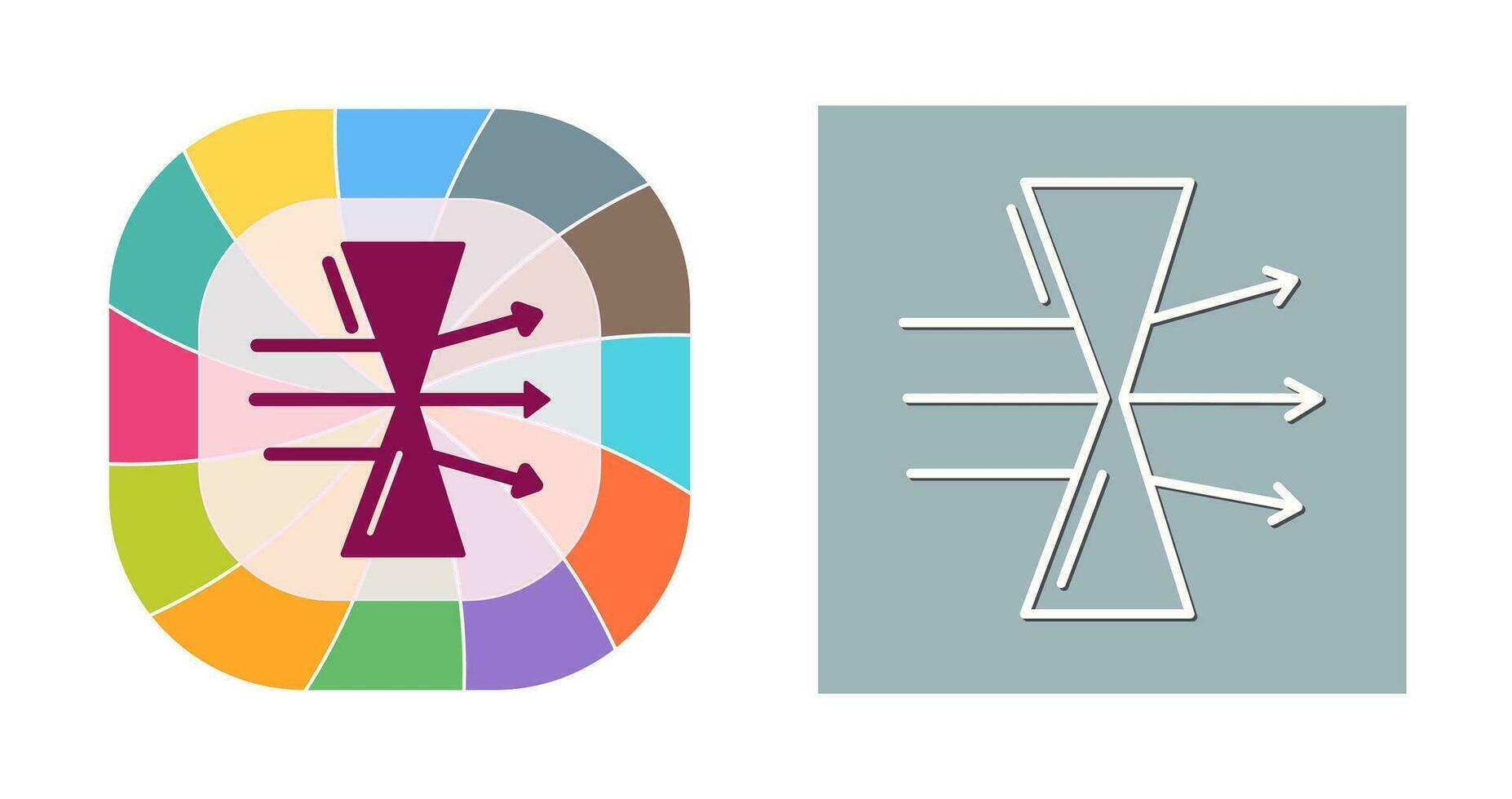 Dispersion Vector Icon