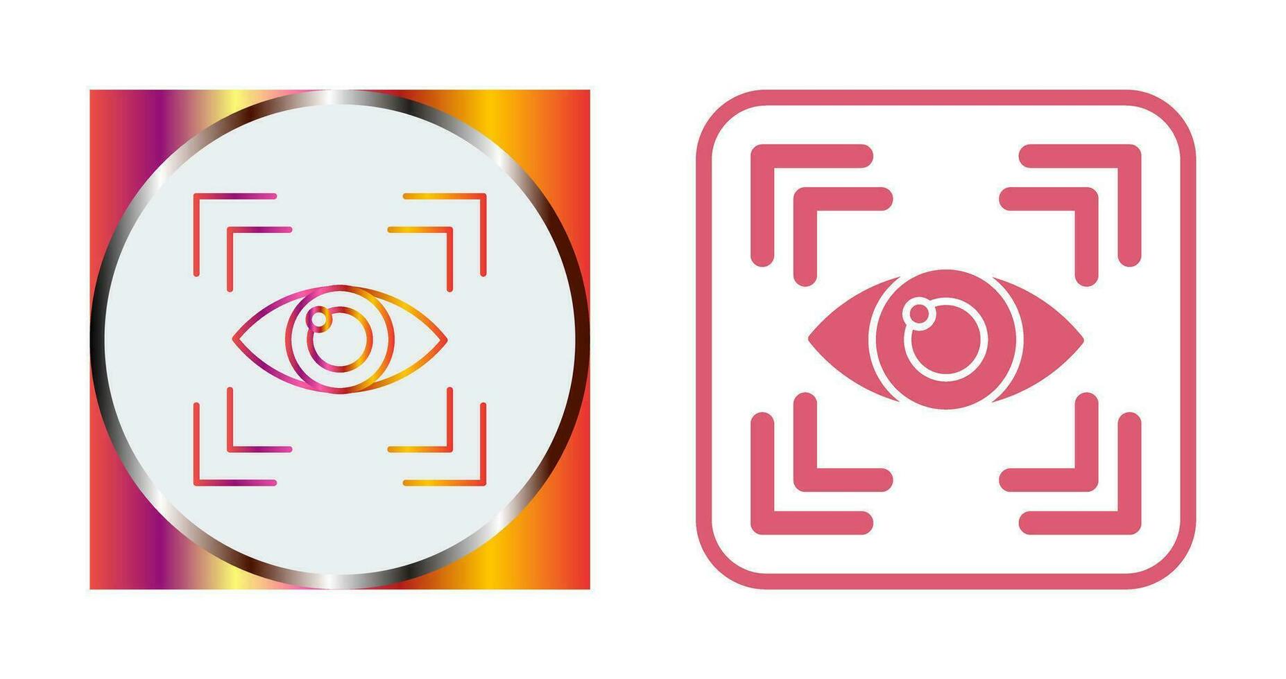 Eye Scan Vector Icon