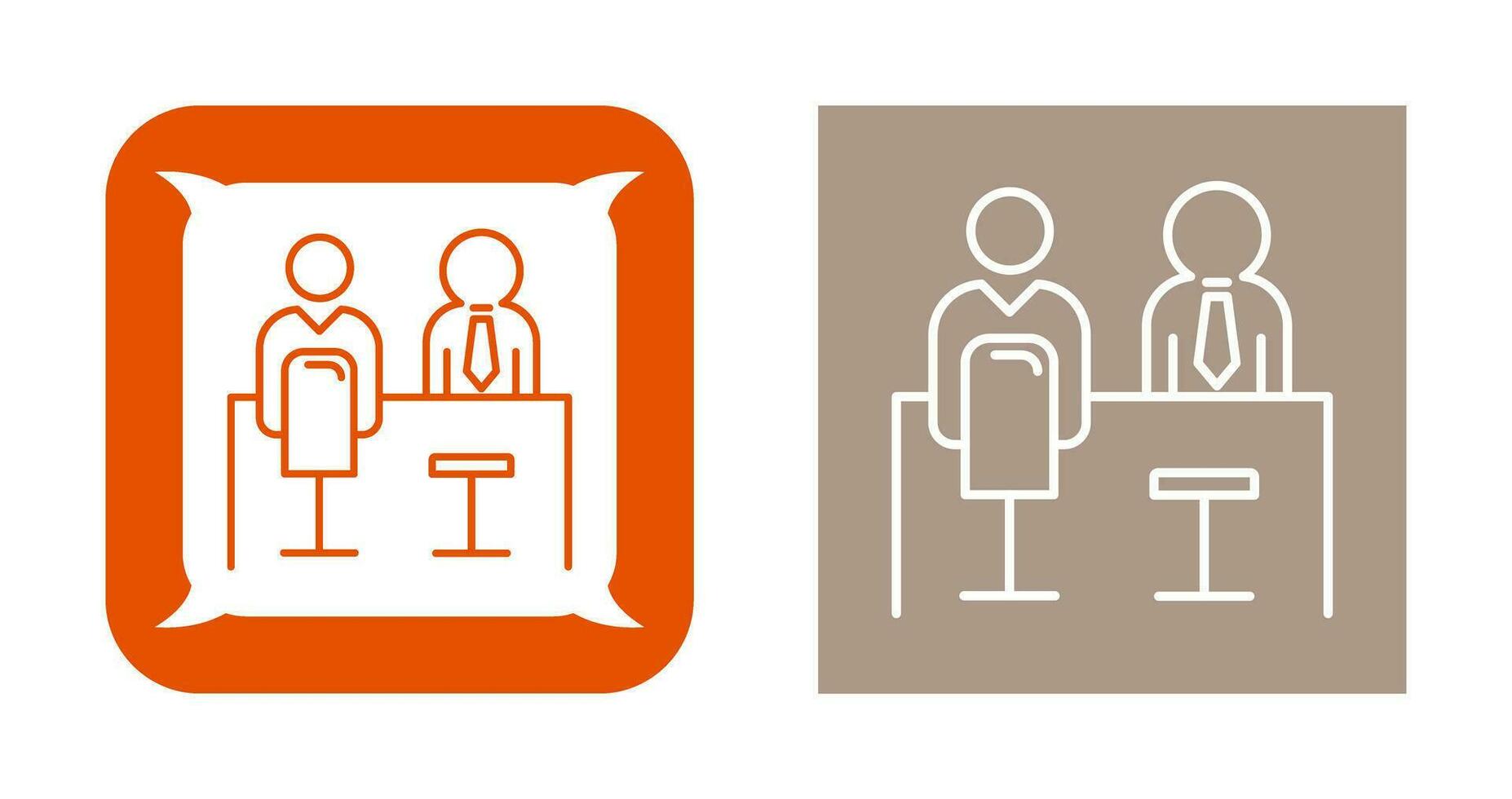 Employee Interview Vector Icon