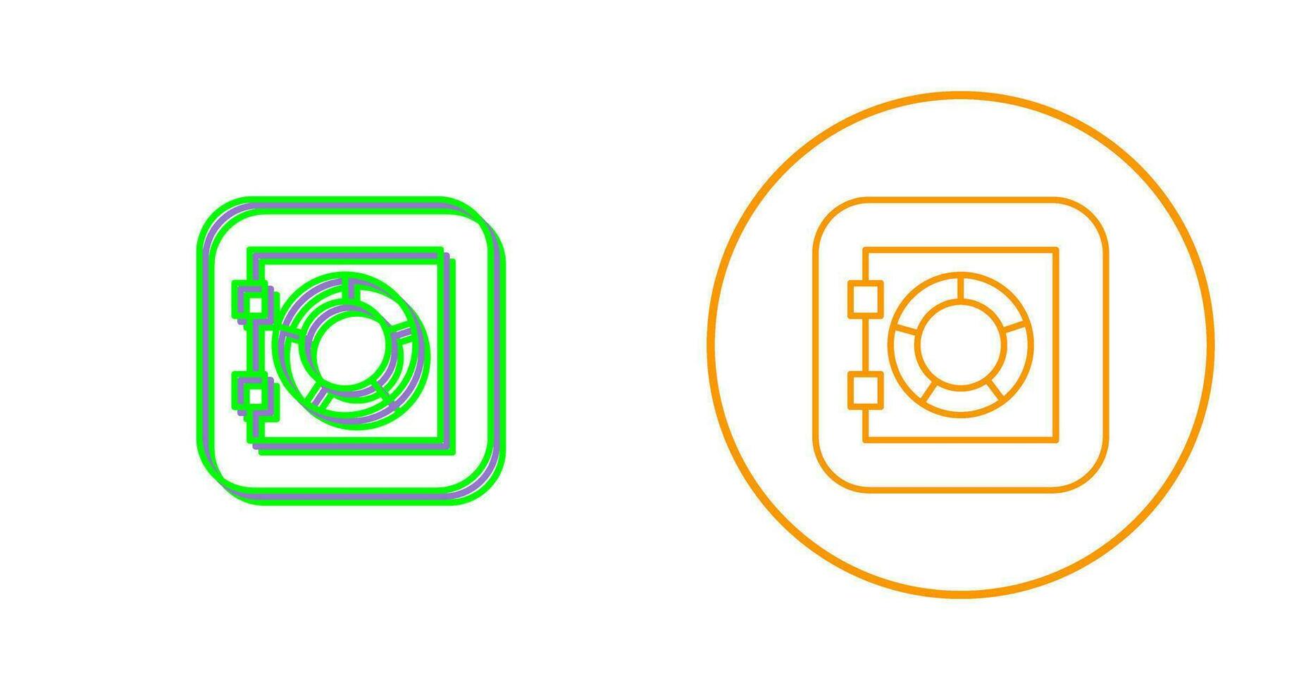 Safe Box Vector Icon