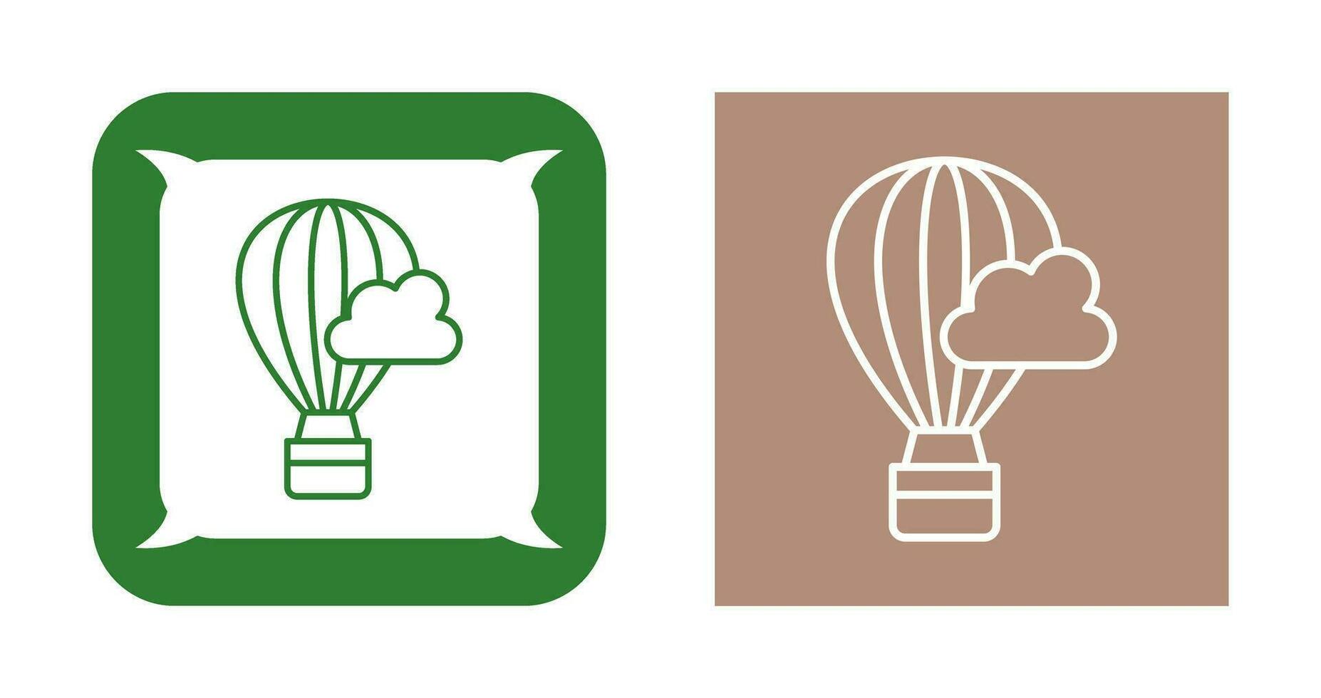 Hot Air Baloon Vector Icon