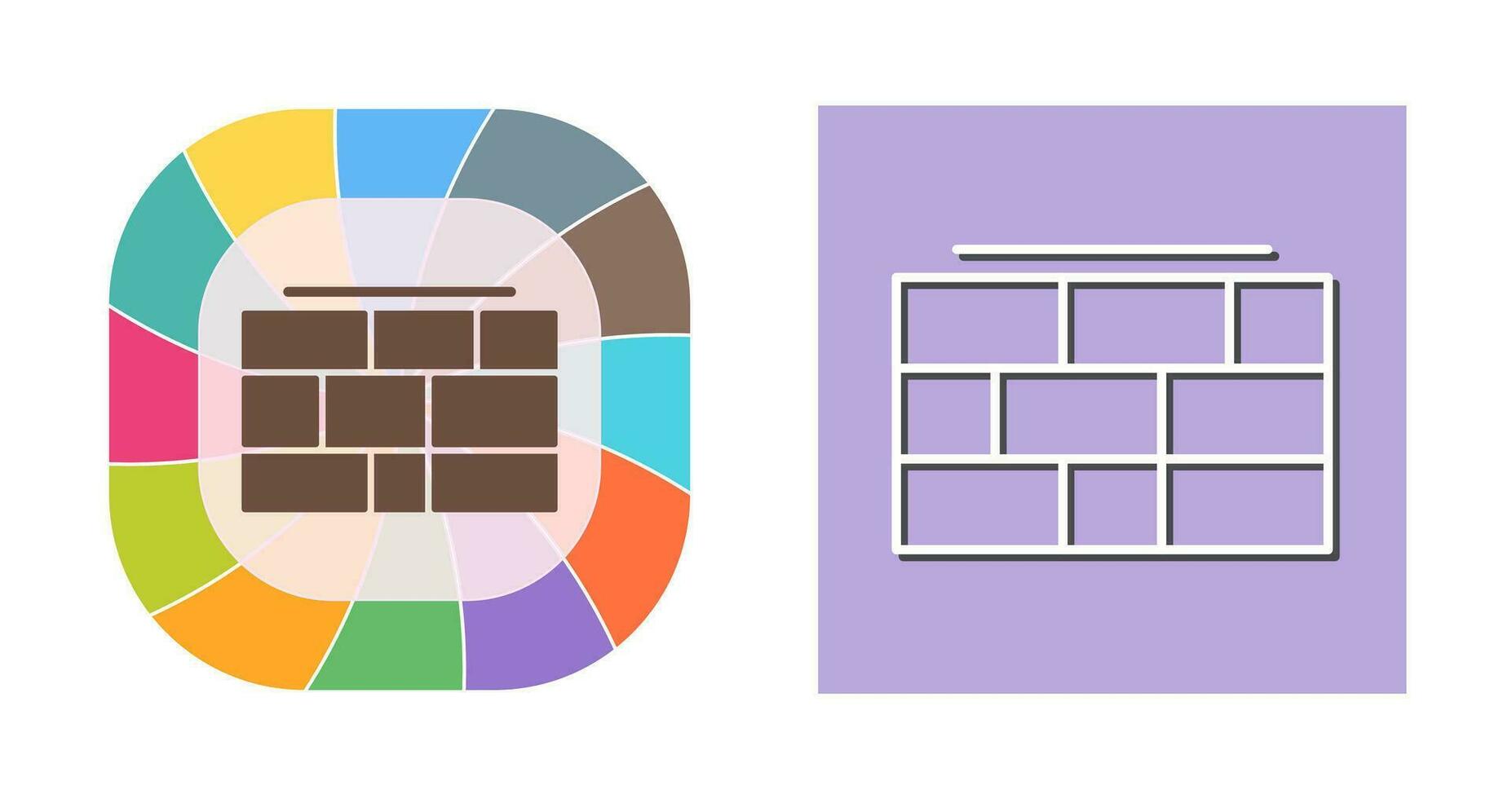 Brick wall Vector Icon