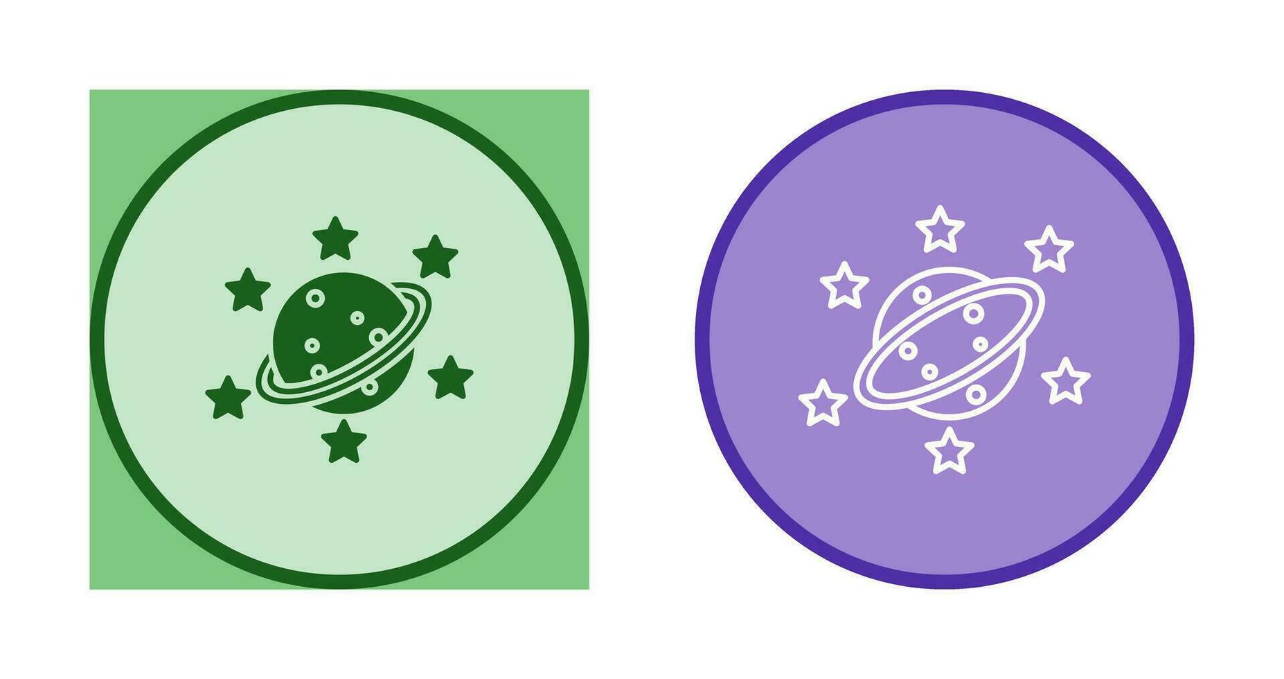 Saturn Vector Icon