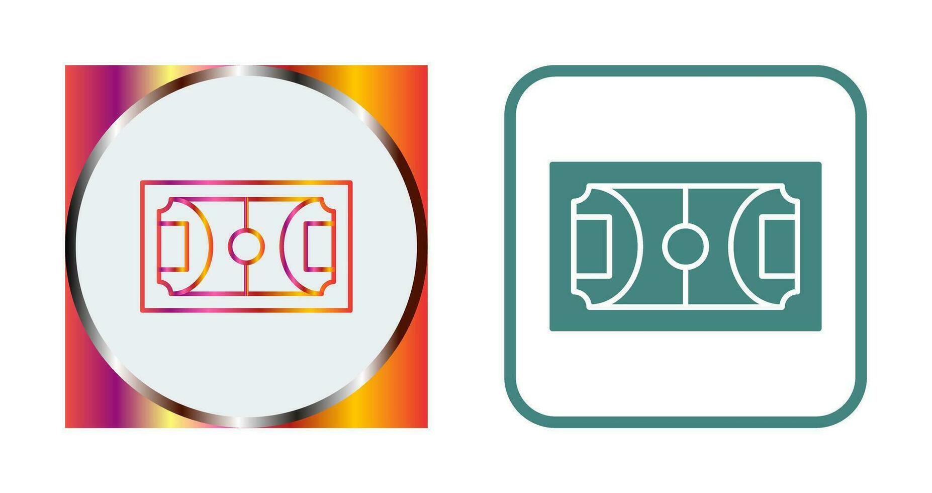 Football Field Vector Icon