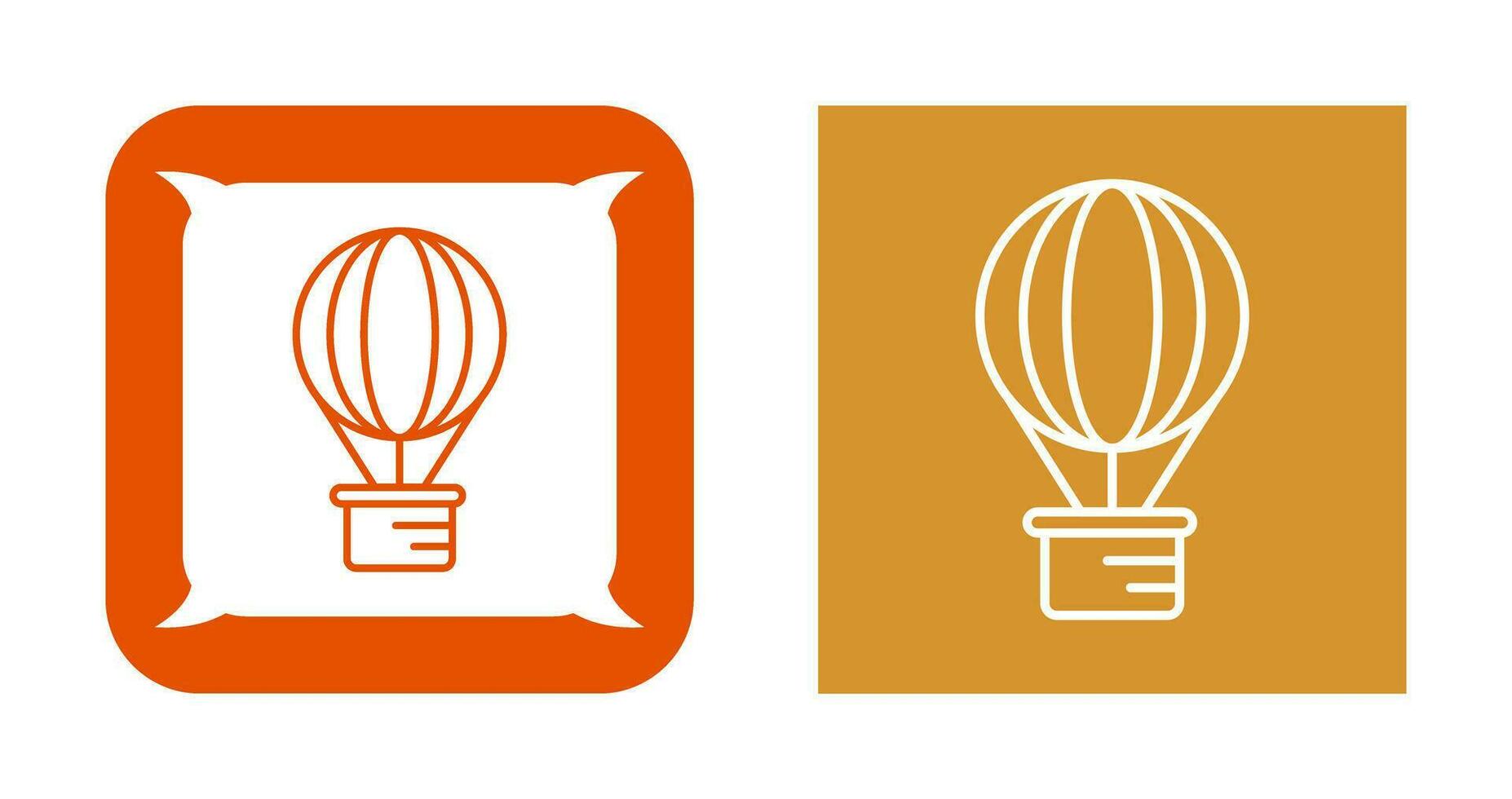 Hot Air Balloon Vector Icon