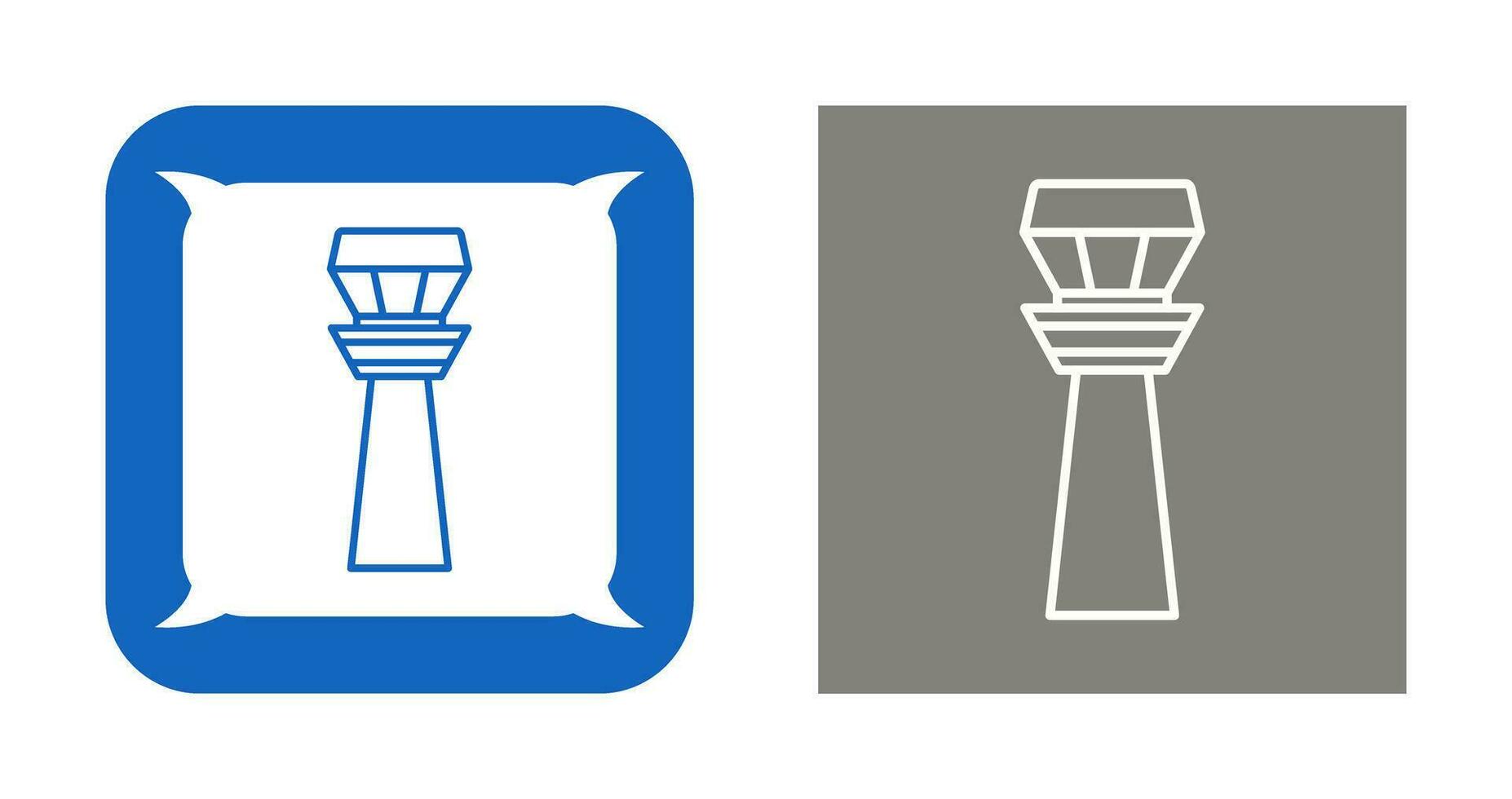 Control Tower Vector Icon