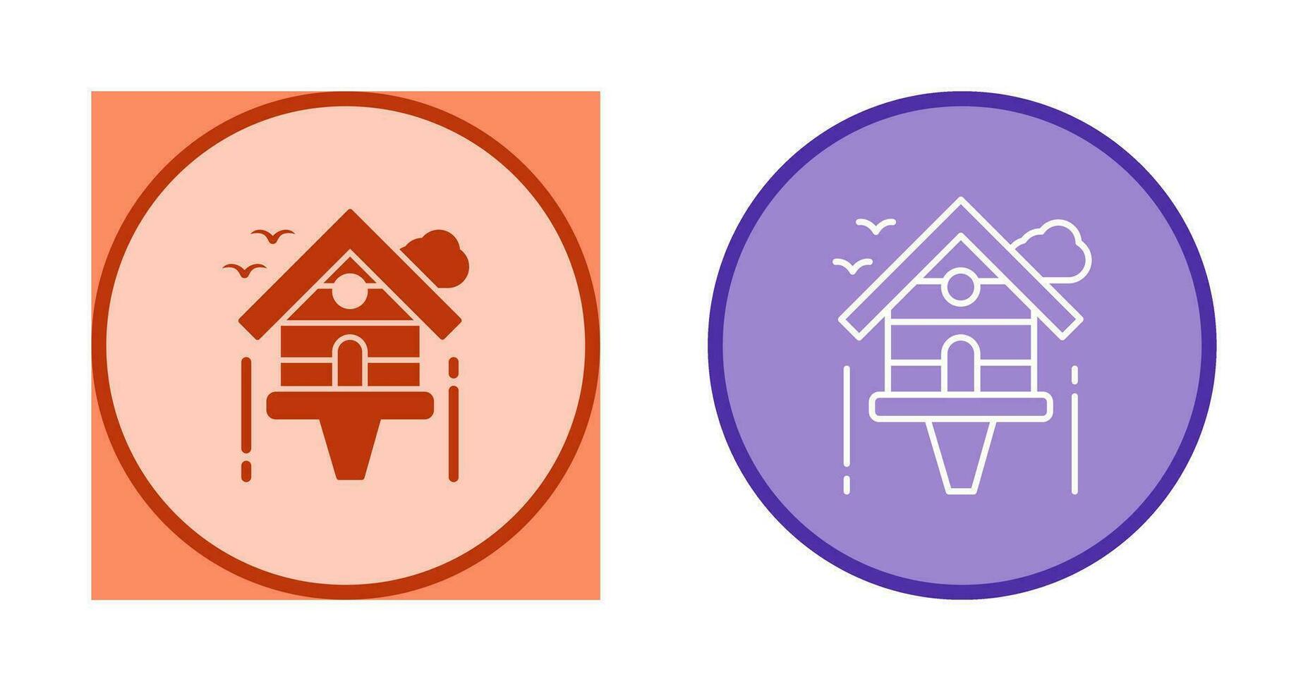 Birdhouse Vector Icon