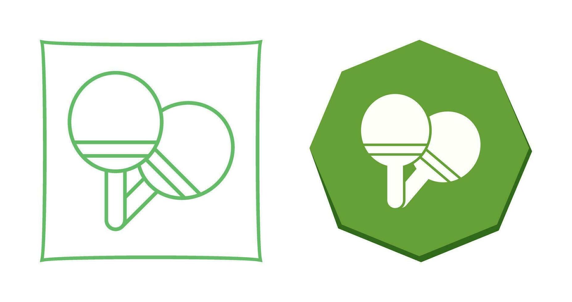 Ping Pong Vector Icon