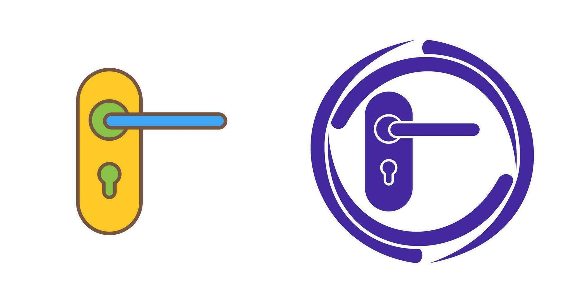 Door Lock Vector Icon