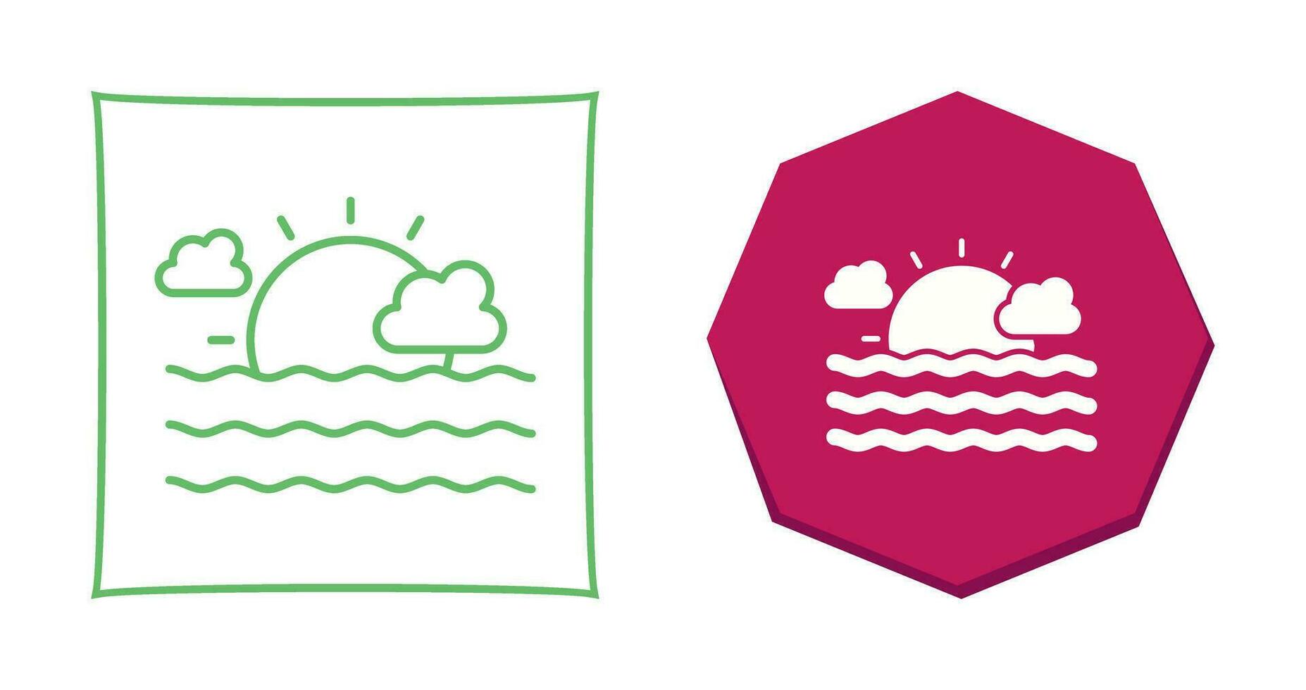 Sea Vector Icon
