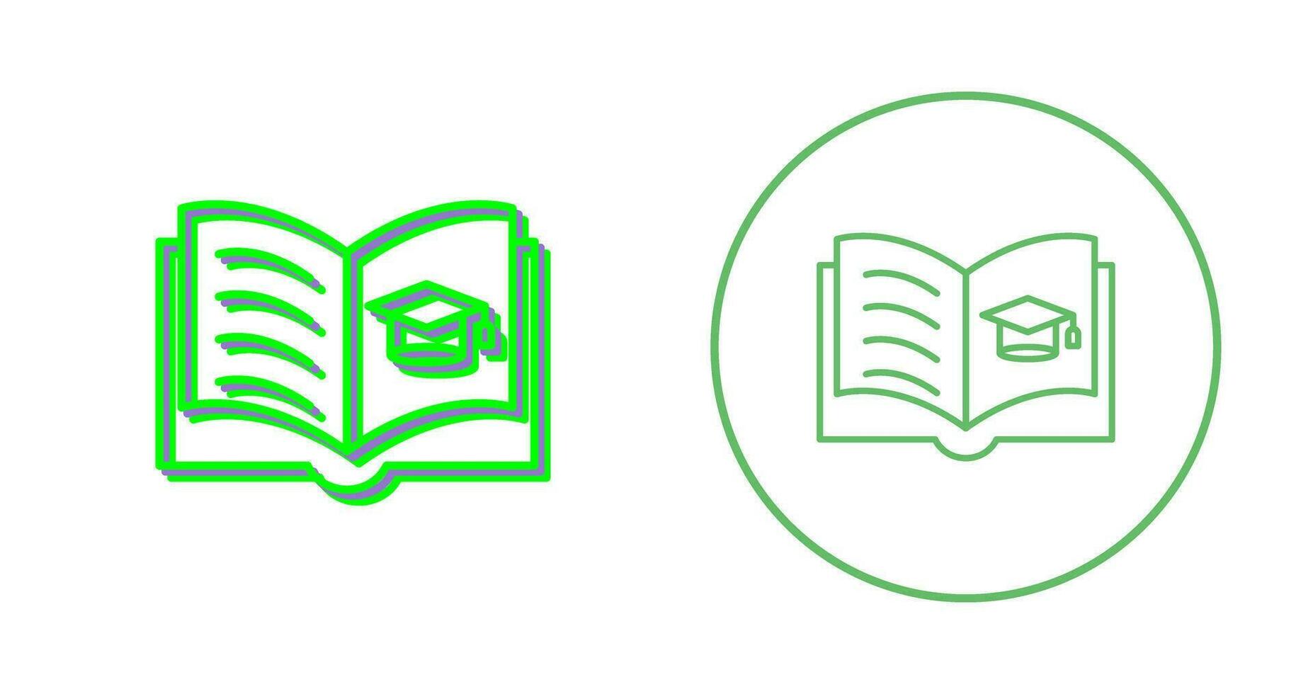 Open Book Vector Icon