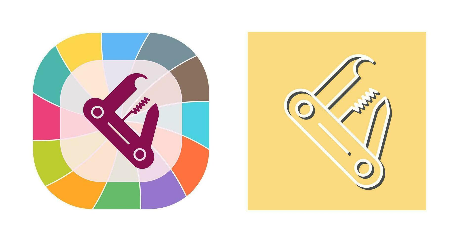 Swiss Army Knife Vector Icon