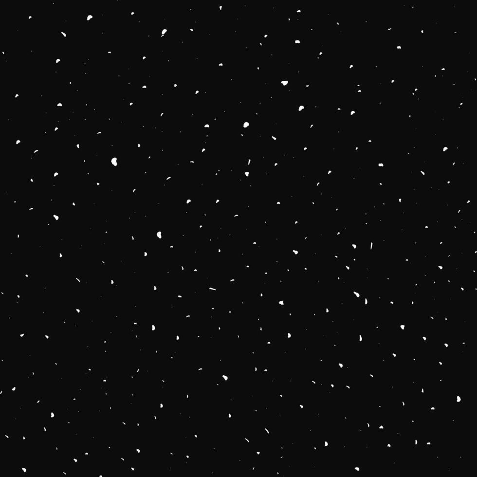 Black Space White Star Particles Background Vector Illustration
