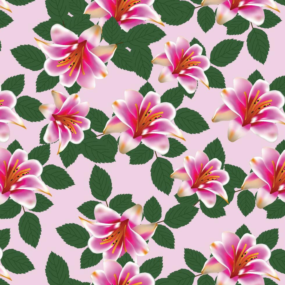 Beautiful Vector Floral Pattern Background