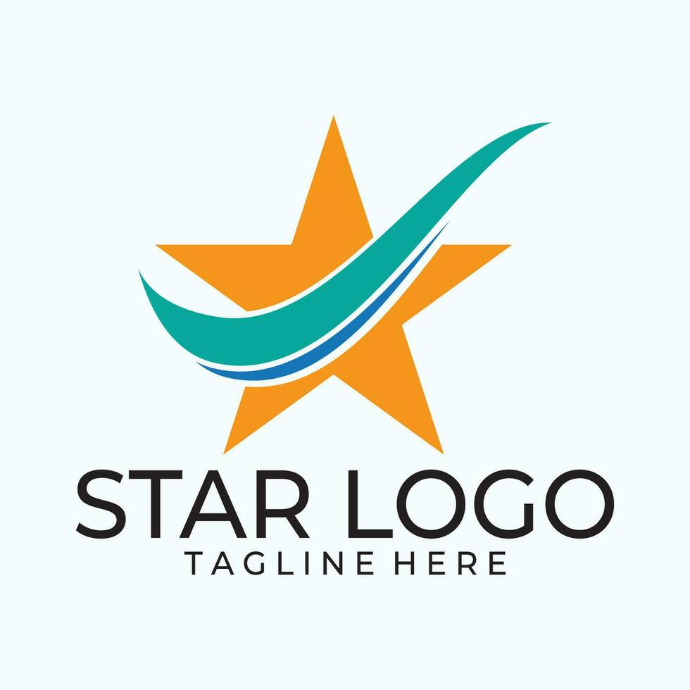 Star icon Template vector