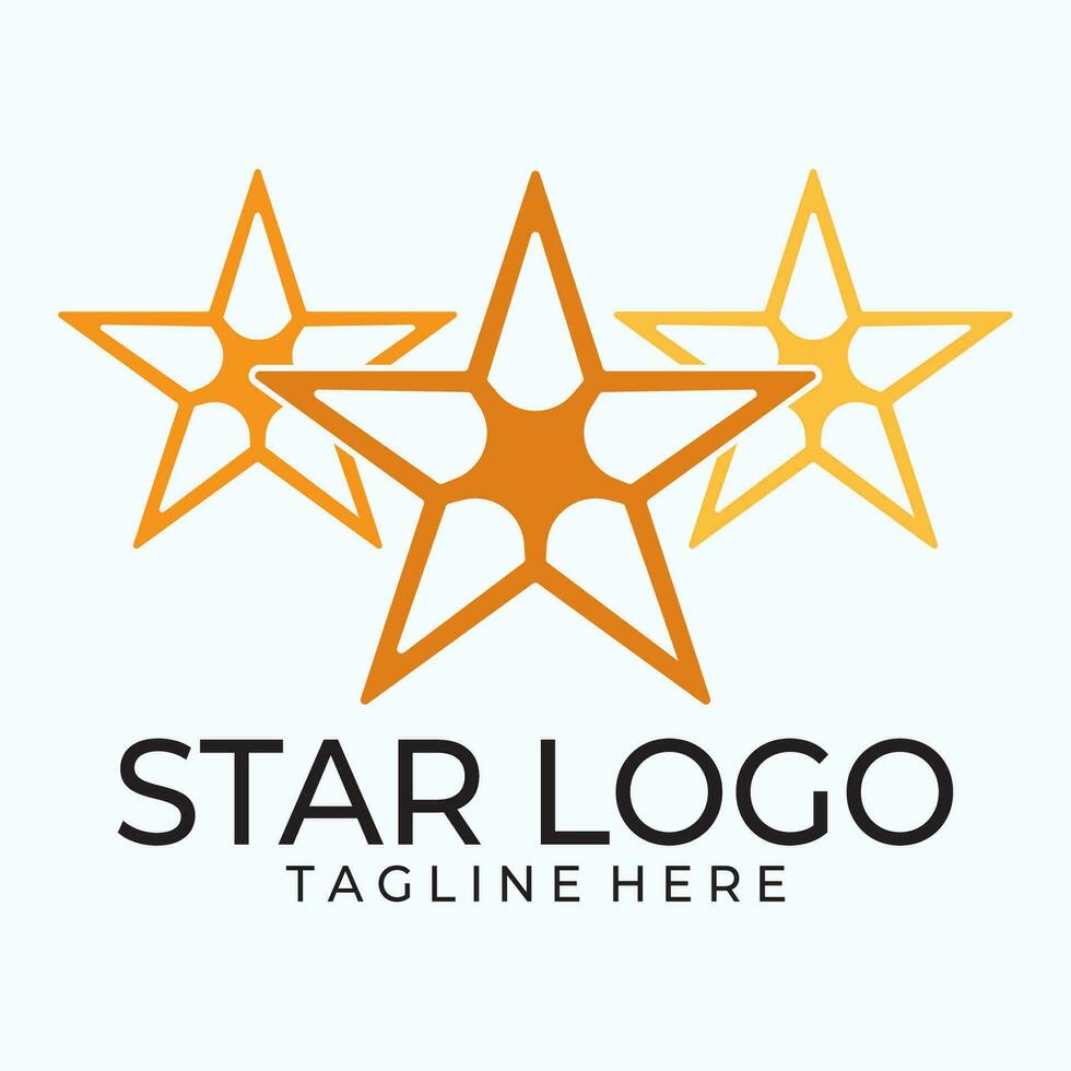 Star icon Template vector