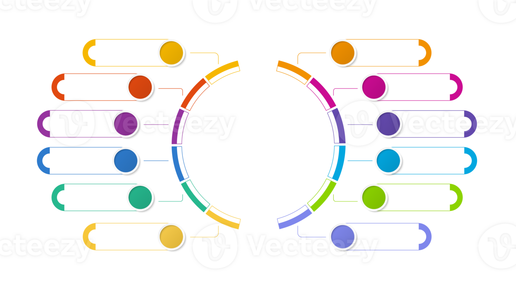 Infographic with 12 steps, process or options. png